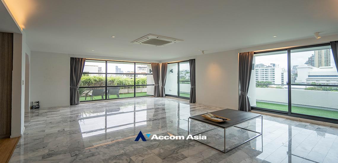 Big Balcony, Penthouse, Pet friendly |  Contemporary Mansion Apartment  3 Bedroom for Rent MRT Sukhumvit in Sukhumvit Bangkok